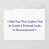 Carte postale de la petite fille de papa (blond) (Dos)