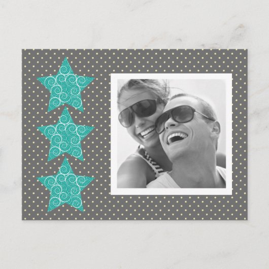 Carte postale de la photo Holiday Stars {silver} (Devant)