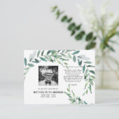 Carte postale de la photo Memorial avec Feuilles v (Debout devant)