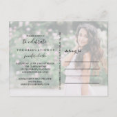 Carte postale de la photographie de script de call (Dos)