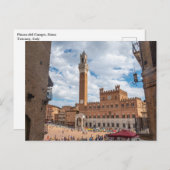 Carte postale de la Piazza del Campo, Sienne, Tosc (Devant / Derrière)