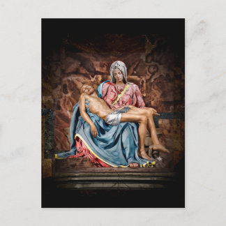Carte postale de la PIETA de MICHELANGELO