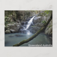 Carte postale de la piscine de la cascade du Queen