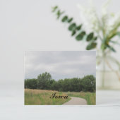 Carte postale de la piste cyclable de l'Iowa (Debout devant)