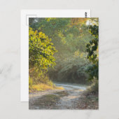 Carte postale de la piste d'automne (Devant / Derrière)