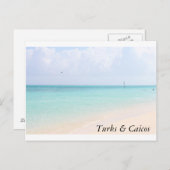 Carte postale de la plage (Devant / Derrière)