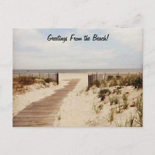 Carte postale de la plage (Devant)