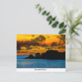 Carte postale de la plage de Kaanapali (Debout devant)