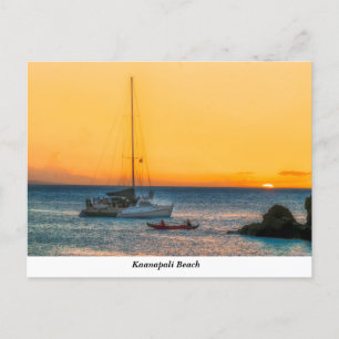 Carte postale de la plage de Kaanapali