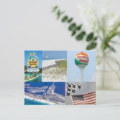 carte postale de la plage de pensacola en floride (Debout devant)