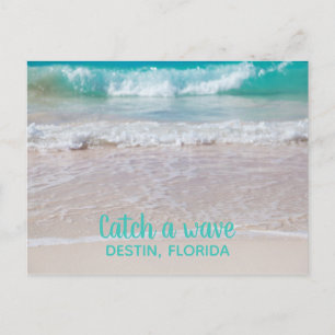 Carte postale de la plage de sable blanc Destin Fl