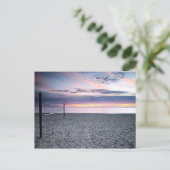 Carte Postale de la plage du coucher du soleil 'Sa (Debout devant)