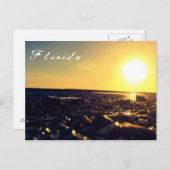 Carte postale de la plage du sud-ouest de la Flori (Devant / Derrière)