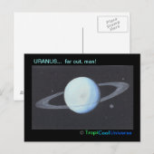Carte postale de la planète URANUS (Devant / Derrière)