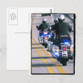 Carte postale de la police (Devant / Derrière)