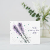 Carte postale de la Prairie Blazing Star (Debout devant)
