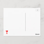 Carte postale de la Première église chrétienne de  (Dos)