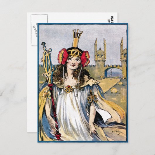 Carte postale de la princesse perdue d'Oz (Devant / Derrière)