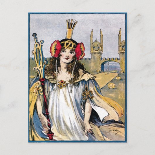 Carte postale de la princesse perdue d'Oz (Devant)