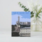 Carte postale de la prison d'Alcatraz (Debout devant)