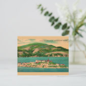 Carte postale de la prison d'Alcatraz (Debout devant)