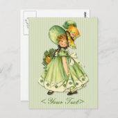 Carte postale de la promenade Shamrock irlandaise (Devant / Derrière)