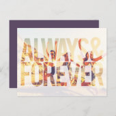 Carte Postale de la proposition d'aide d'urgence (Devant / Derrière)