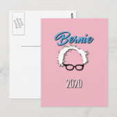Carte postale de la protestation de Bernie Sanders (Devant / Derrière)