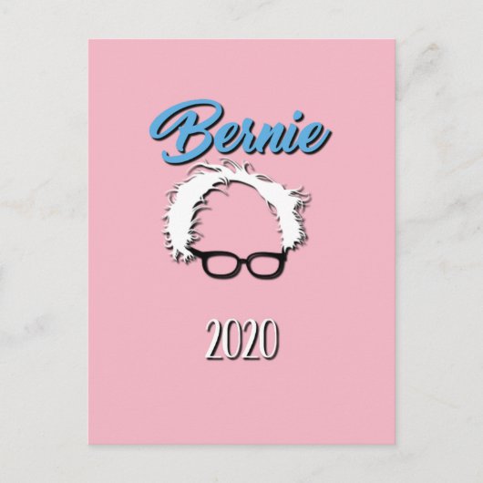 Carte postale de la protestation de Bernie Sanders (Devant)