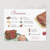 Carte postale de la recette Brownie (Devant)