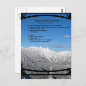 Carte postale de la recette de salade feta (Devant / Derrière)