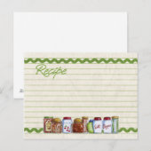 Carte postale de la recette de sucre et d'épices (Devant / Derrière)