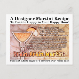 Carte postale de la recette Martini Halloween Drai
