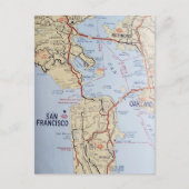 Carte postale de la région de San Francisco (Devant)