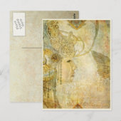 carte postale de la reine blanche (Devant / Derrière)