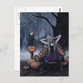 Carte postale de la reine Citrouille (Devant / Derrière)