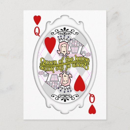 Carte postale de la Reine de la Chambre (Devant)