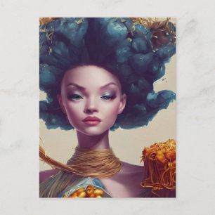 Carte postale de la reine Fofight