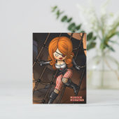 Carte postale de la reine veuve (Debout devant)