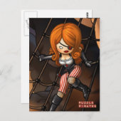 Carte postale de la reine veuve (Devant / Derrière)