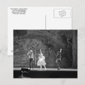 Carte postale de la répétition de ballet (Devant / Derrière)