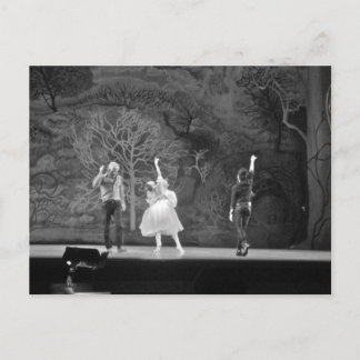 Carte postale de la répétition de ballet