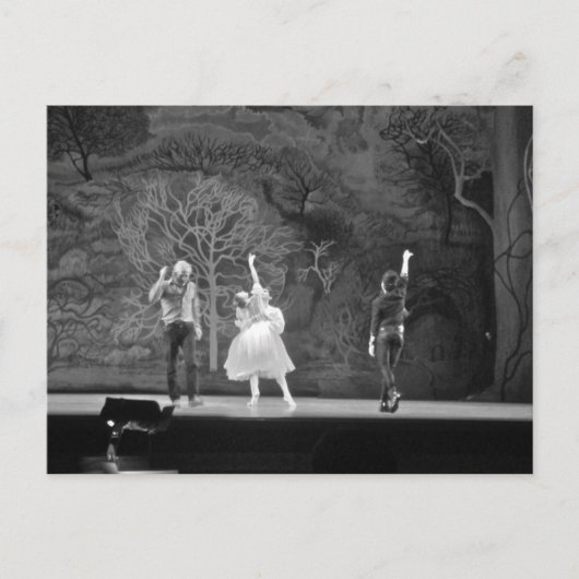 Carte postale de la répétition de ballet (Devant)