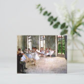 Carte postale de la répétition de ballet (Debout devant)