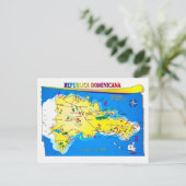 Carte postale de la République dominicaine (Debout devant)