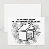 Carte postale de la réserve mellitologique de l'Em (Devant / Derrière)