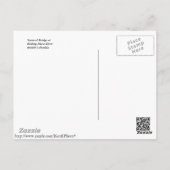 Carte postale de la rivière canadienne (Dos)