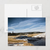 Carte postale de la rivière Firehole (Devant / Derrière)