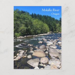 Carte postale de la rivière Molalla, OR
