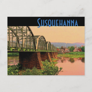 Carte postale de la rivière Susquehanna